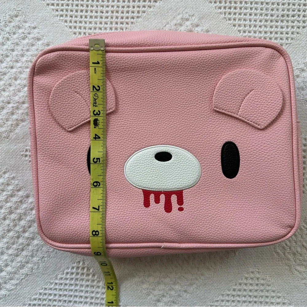 NWT Cakeworthy x Gloomy Bear Pink Spooky Cute Cosmetic Bag-Kawaii Y2K Deadstock